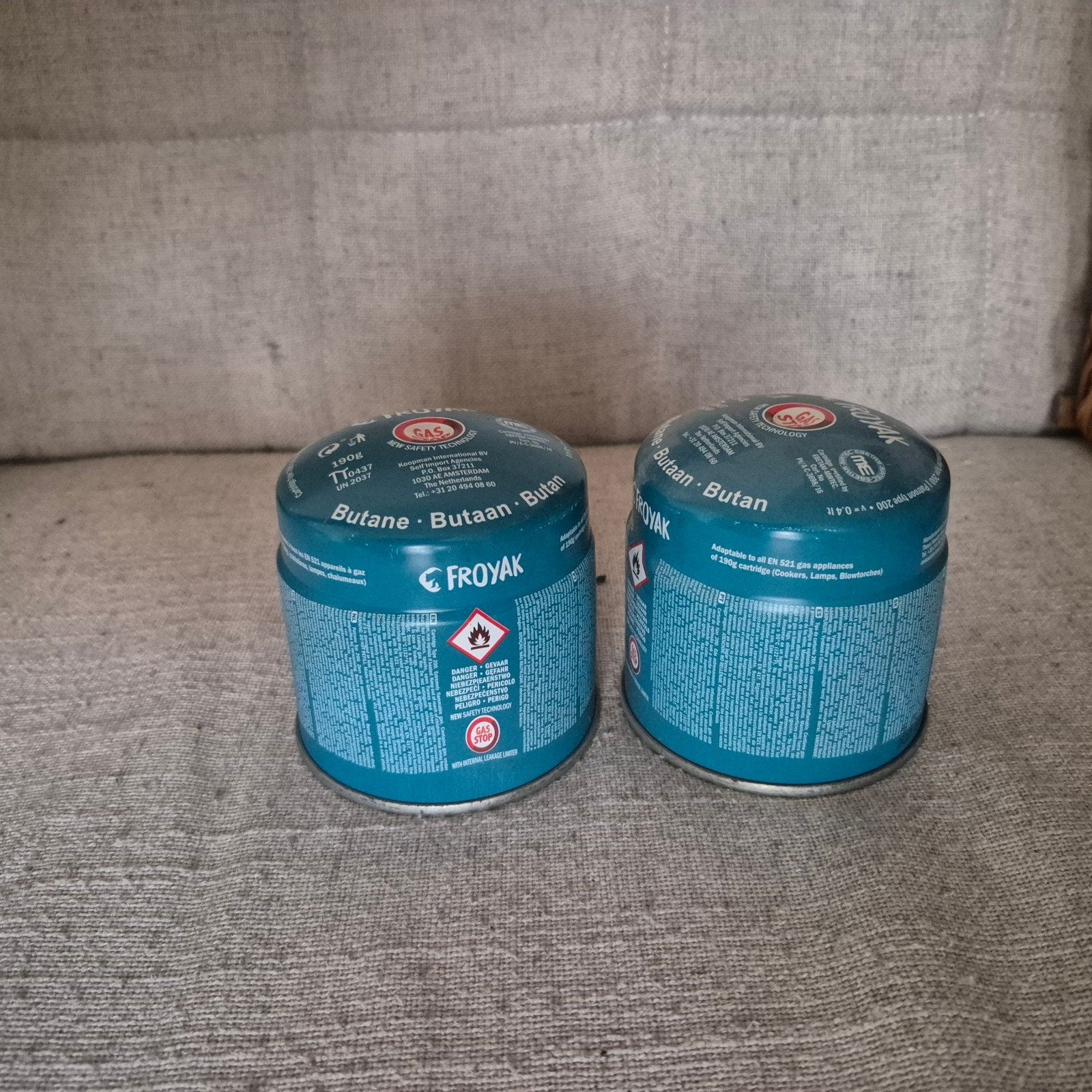 Froyak Butaan Gas Cartridges - 2 stuks, Ophalen of Verzenden, Nieuw