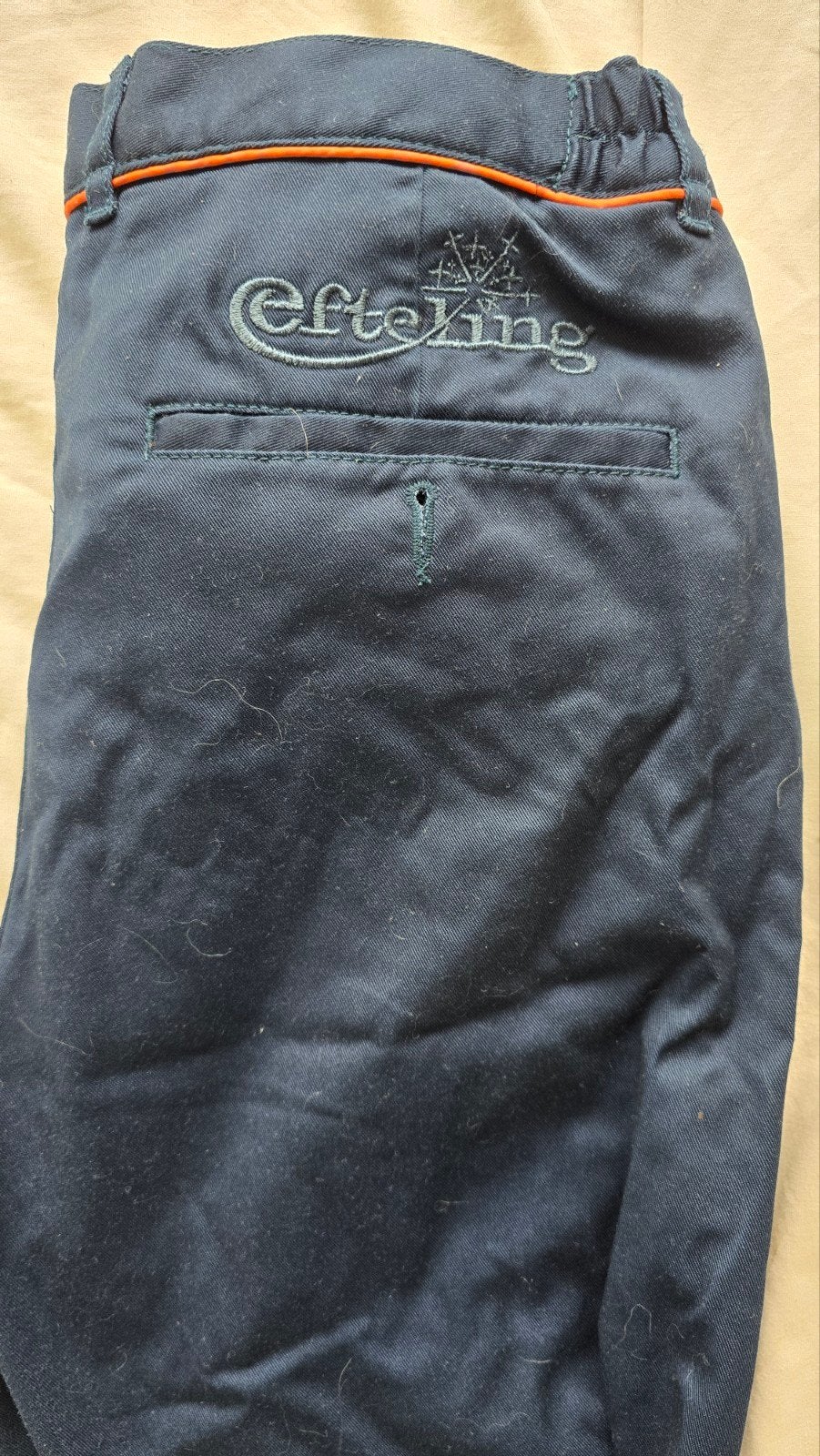 Efteling medewerker broek maat 40, Kleding | Dames, Broeken en Pantalons, Maat 38/40 (M), Efteling, Blauw, Ophalen of Verzenden