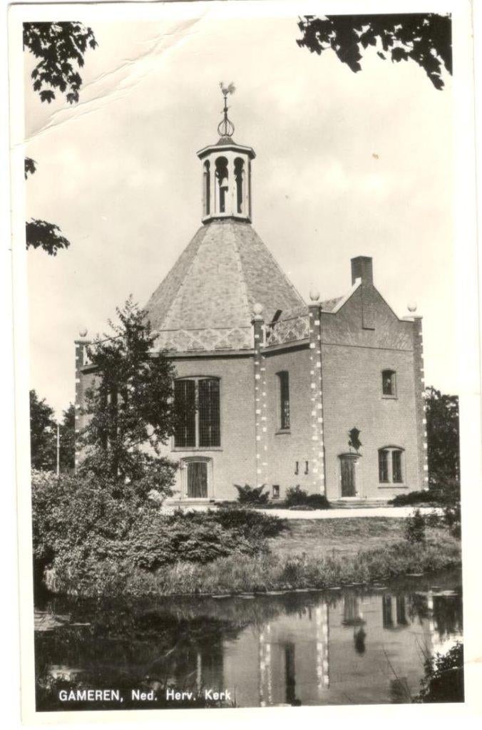 Gameren Ned. Herv. Kerk  1961, Verzamelen, Verzenden, 1960 tot 1980, Gelopen, Gelderland