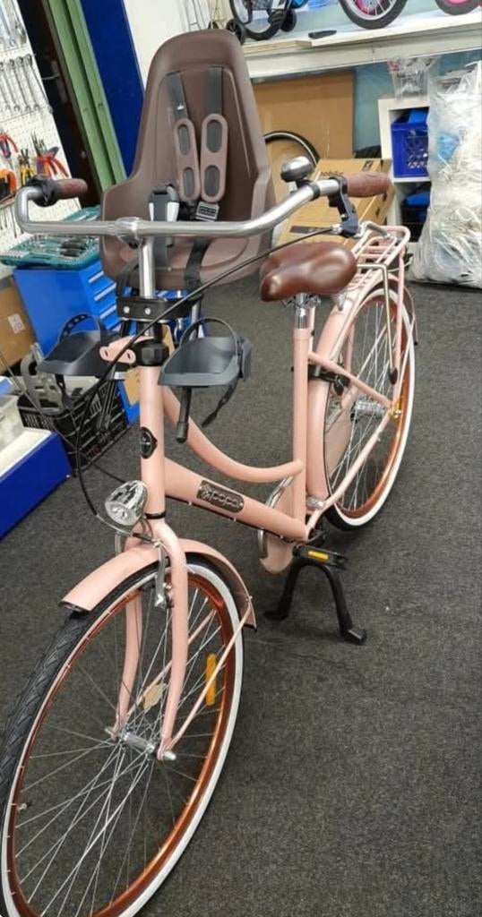 Popal dames fiets roze, Fietsen en Brommers, Fietsen | Dames | Moederfietsen, Ophalen of Verzenden, Zo goed als nieuw, Overige merken