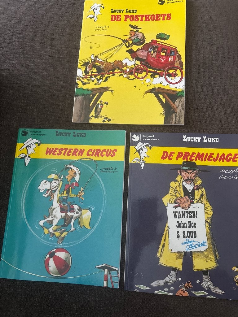 Lucky Luke, Eén stripboek, Ophalen of Verzenden, Gelezen