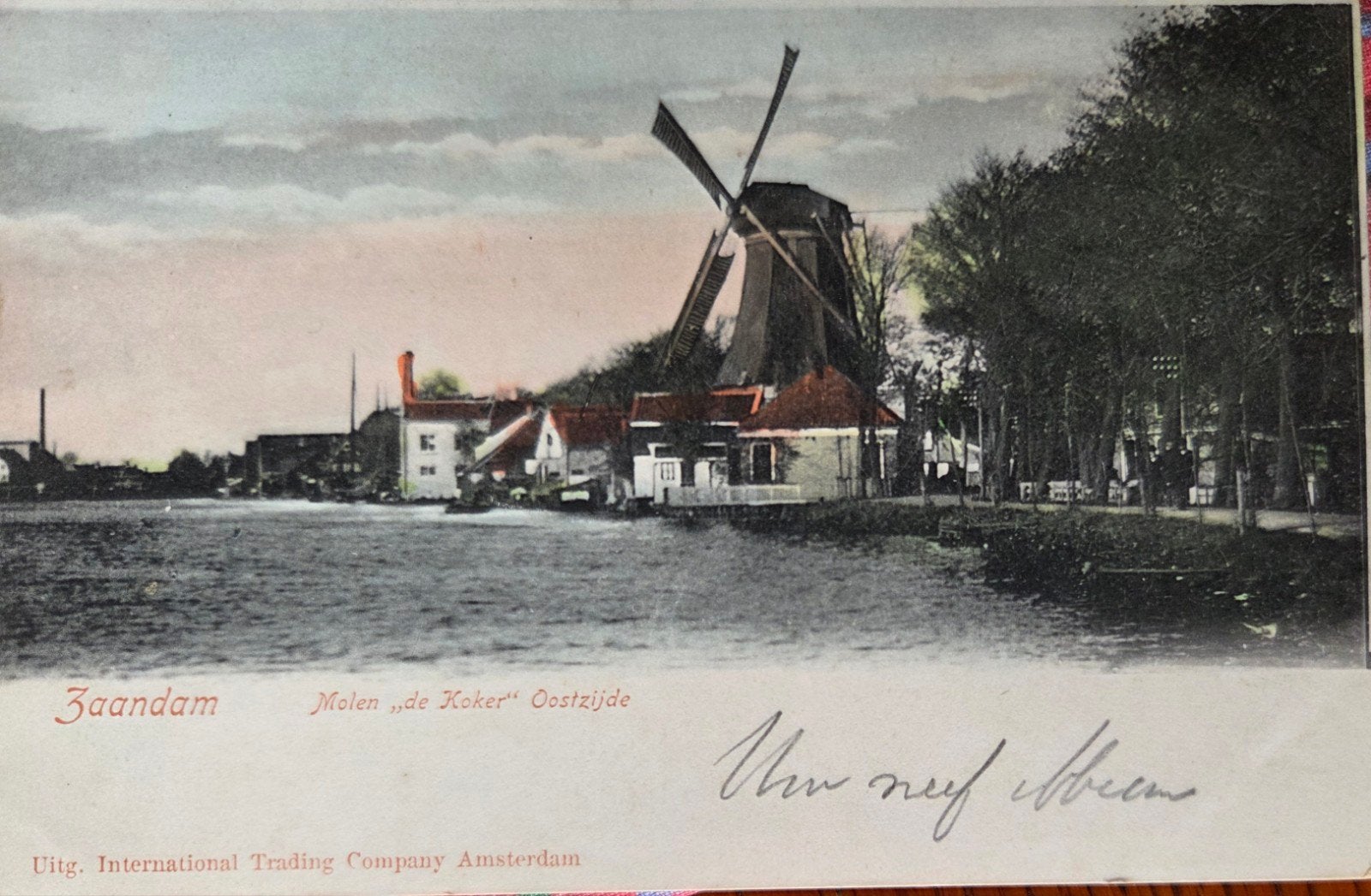 zaandam molen de Koker, Verzamelen, Ophalen of Verzenden, Voor 1920, Noord-Holland