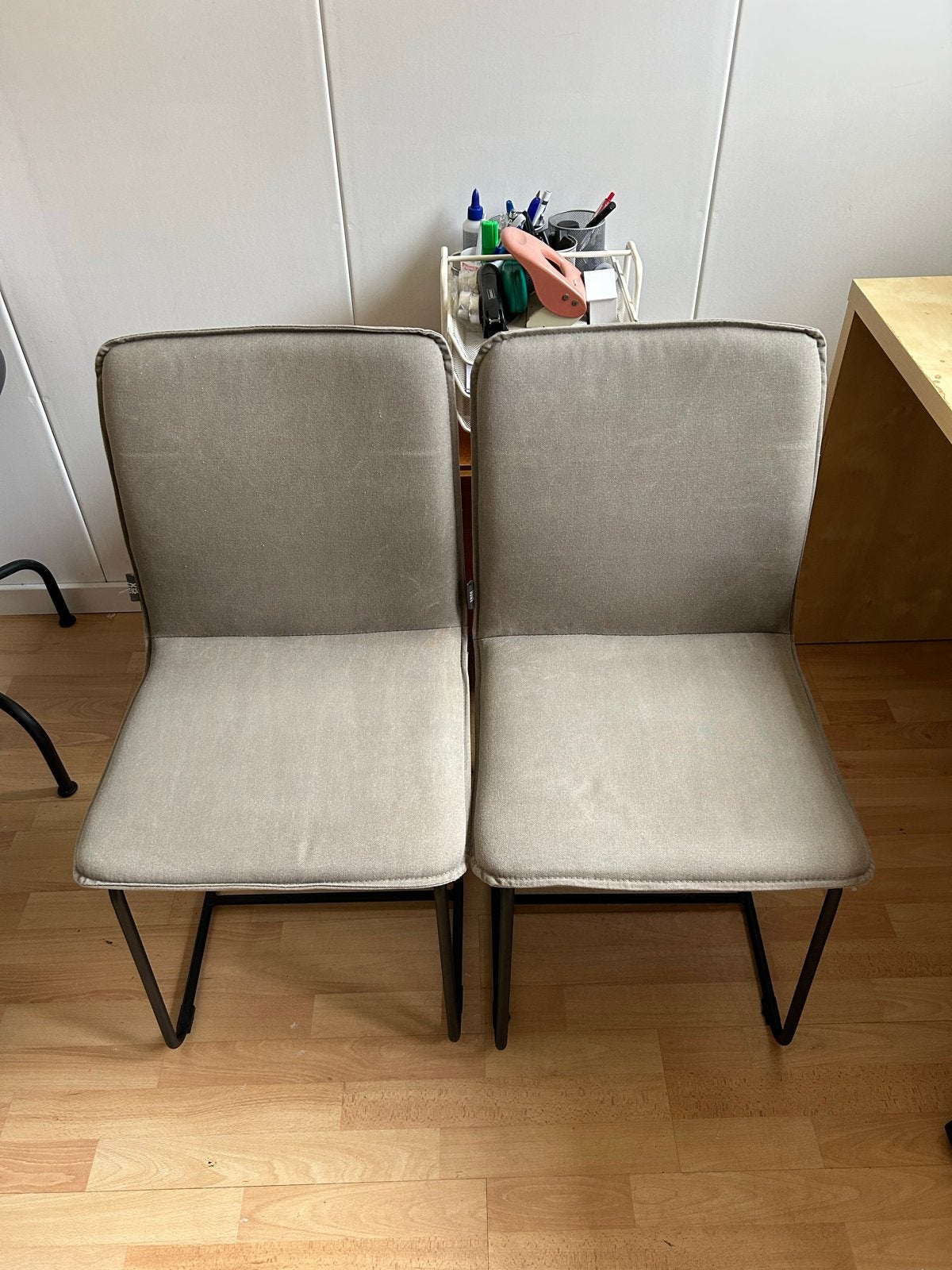 4x Eetkamerstoelen - Gebruikt, Goede Conditie, Huis en Inrichting, Stoelen, Ophalen, Gebruikt, Vier, Stof