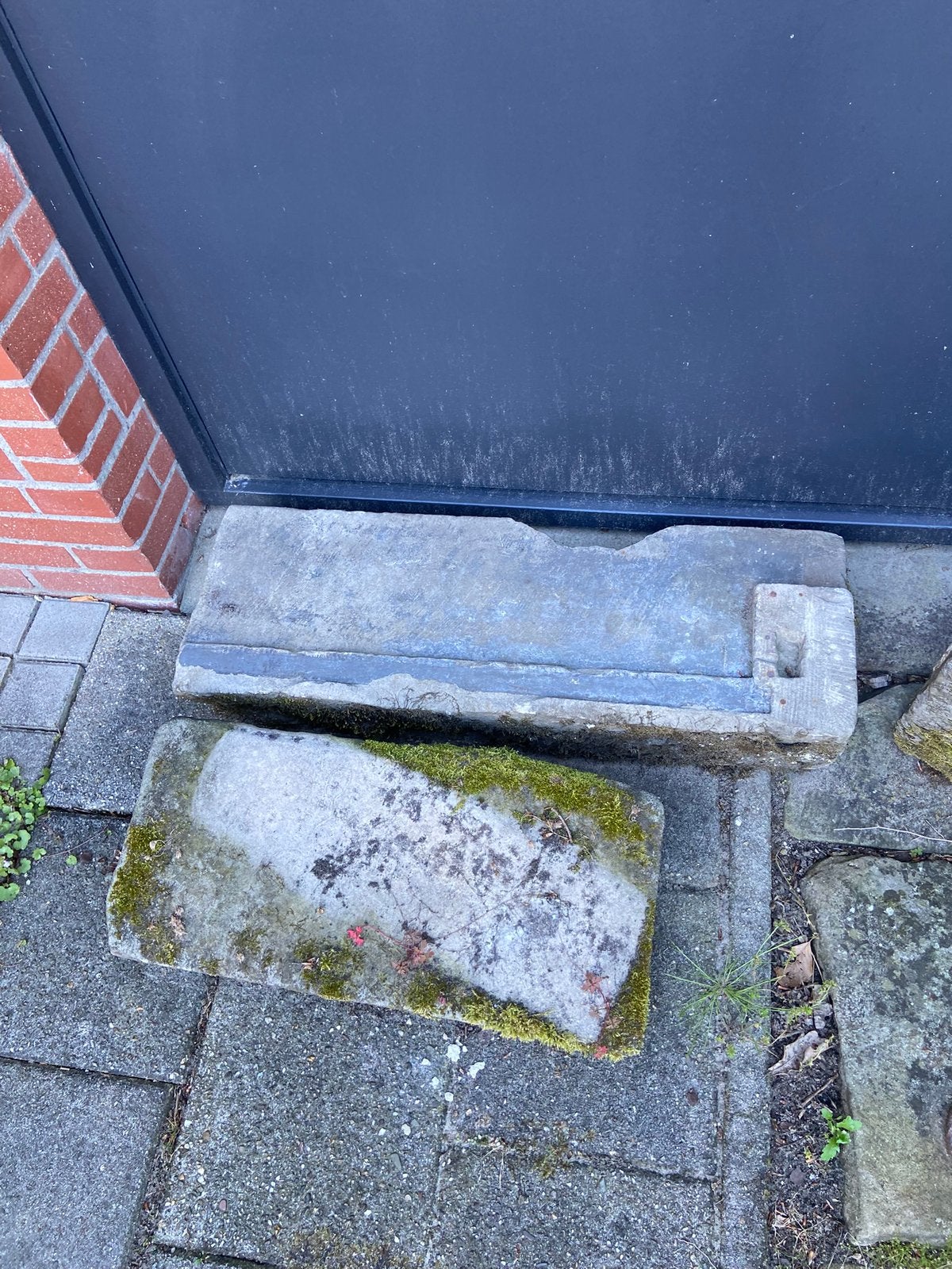 Diverse stukken bentheimer zandsteen, Tuin en Terras, Ophalen, Zo goed als nieuw