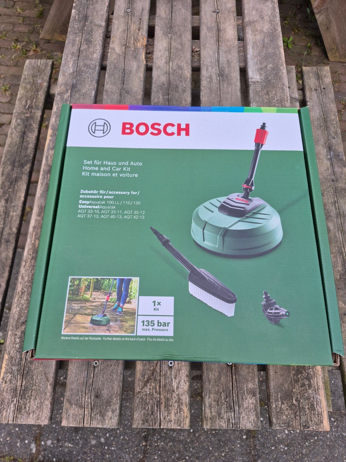 Bosch Home and Car Kit voor hogedrukreiniger, Ophalen of Verzenden, Nieuw, Elektrisch, Bosch