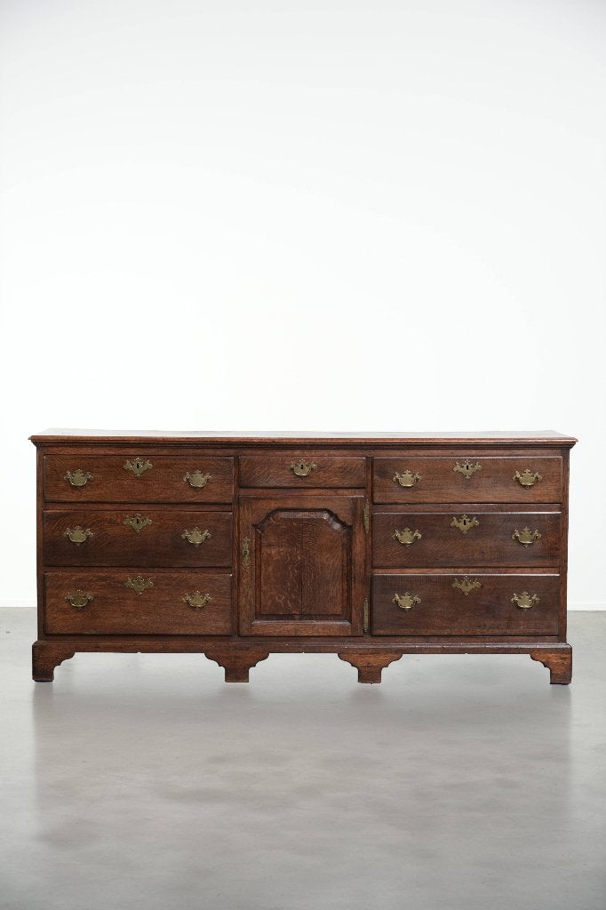 Antiek eikenhouten Engels dressoir/ Engelse low dresser, Antiek en Kunst, Antiek | Meubels | Kasten, Ophalen