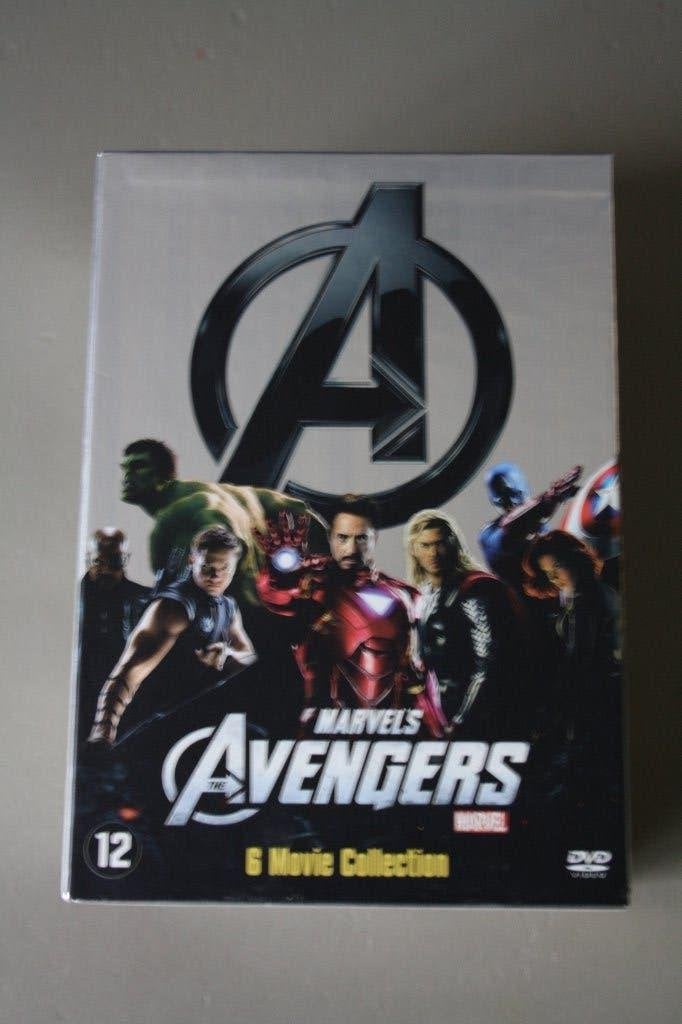 MARVEL The AVENGERS (HULK IRON MAN THOR) 6 DVD box, Vanaf 12 jaar, Ophalen of Verzenden, Zo goed als nieuw, Actie
