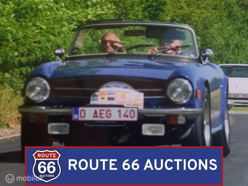 Triumph TR6 | 1976 | Route 66 Auctions, Auto's, Overige carrosserieën, Triumph, Zwart, Bedrijf