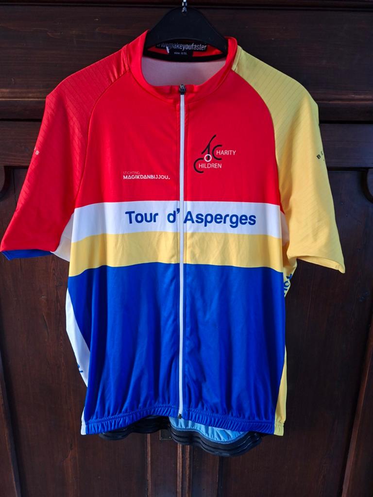 Wielershirt Tour d'Asperges - Charity Children, Ophalen of Verzenden, Zo goed als nieuw, Kleding