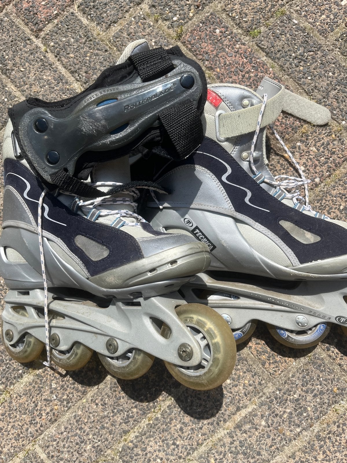 Tecnica Inline Skates Dames Maat 41.5 met Bescherming, Overige merken, Gebruikt, Ophalen of Verzenden, Inline skates 4 wielen