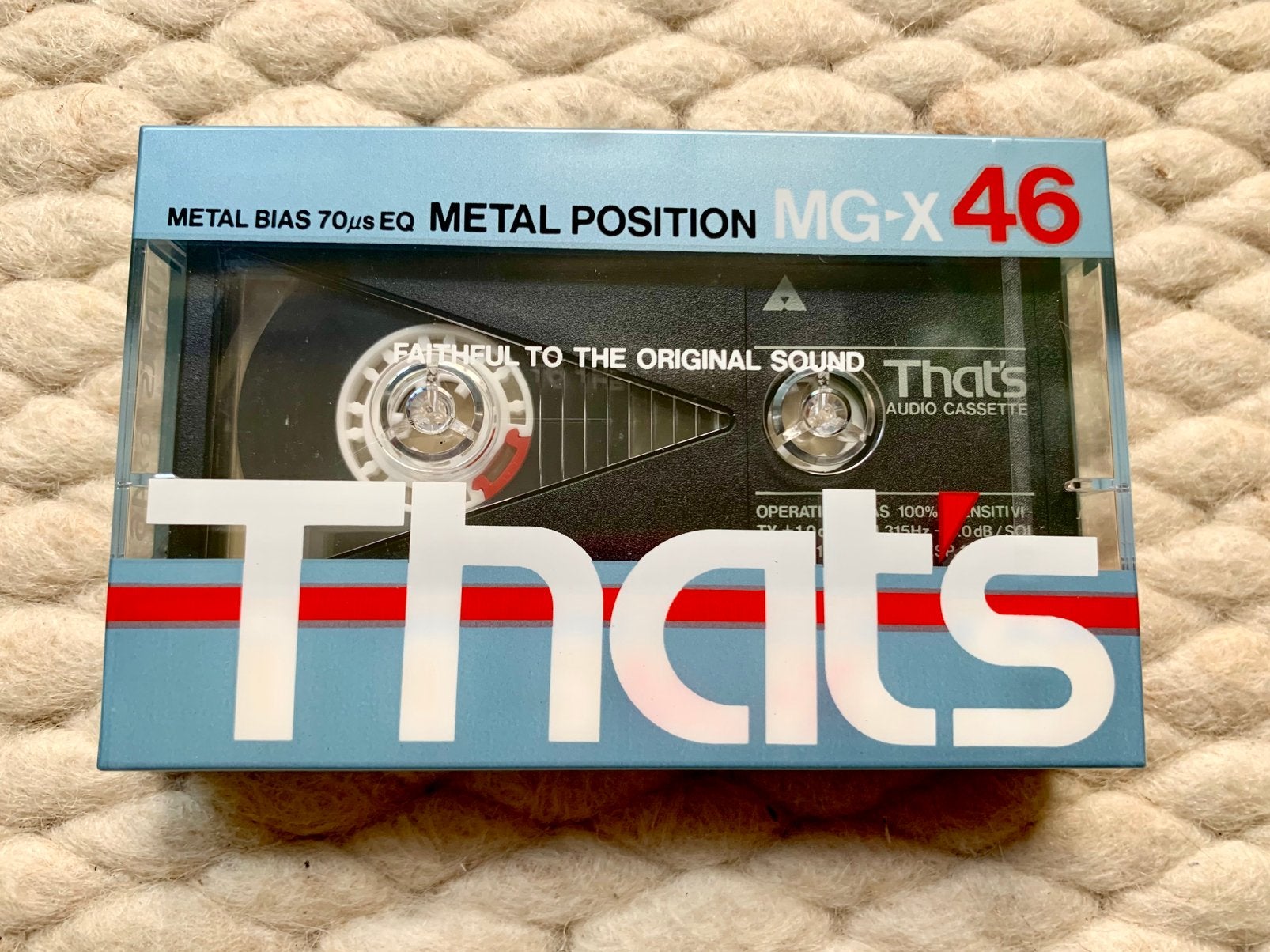 Zeldzaam NOS That’s MG-X46 METAL cassettebandjes MGX C46 OVP, Cd's en Dvd's, 2 t/m 25 bandjes, Ophalen of Verzenden, Taiyo Yuden Co., Ltd.