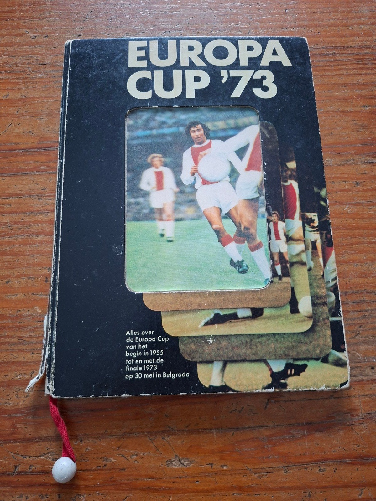 SRV: Europacup '73 boek - Ajax - Mét orginele stickers én LP, Boeken, Ophalen of Verzenden, Gelezen