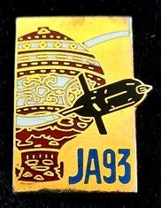 JA93 ruimtevaart pin, Verzamelen, Speldjes, Pins en Buttons, Verzenden, Nieuw, Transport, Speldje of Pin