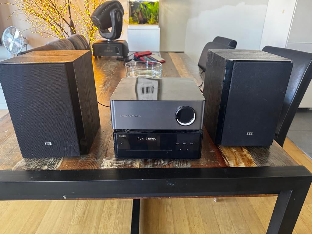 Harman/Kardon MAS 100 Microset met speakers, Overige merken, Ophalen of Verzenden, Zo goed als nieuw, Microset