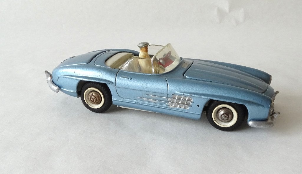 Mercedes 300SL Tekno Denemarken metallic  blauw, Hobby en Vrije tijd, Ophalen of Verzenden, Gebruikt, Auto, Overige merken