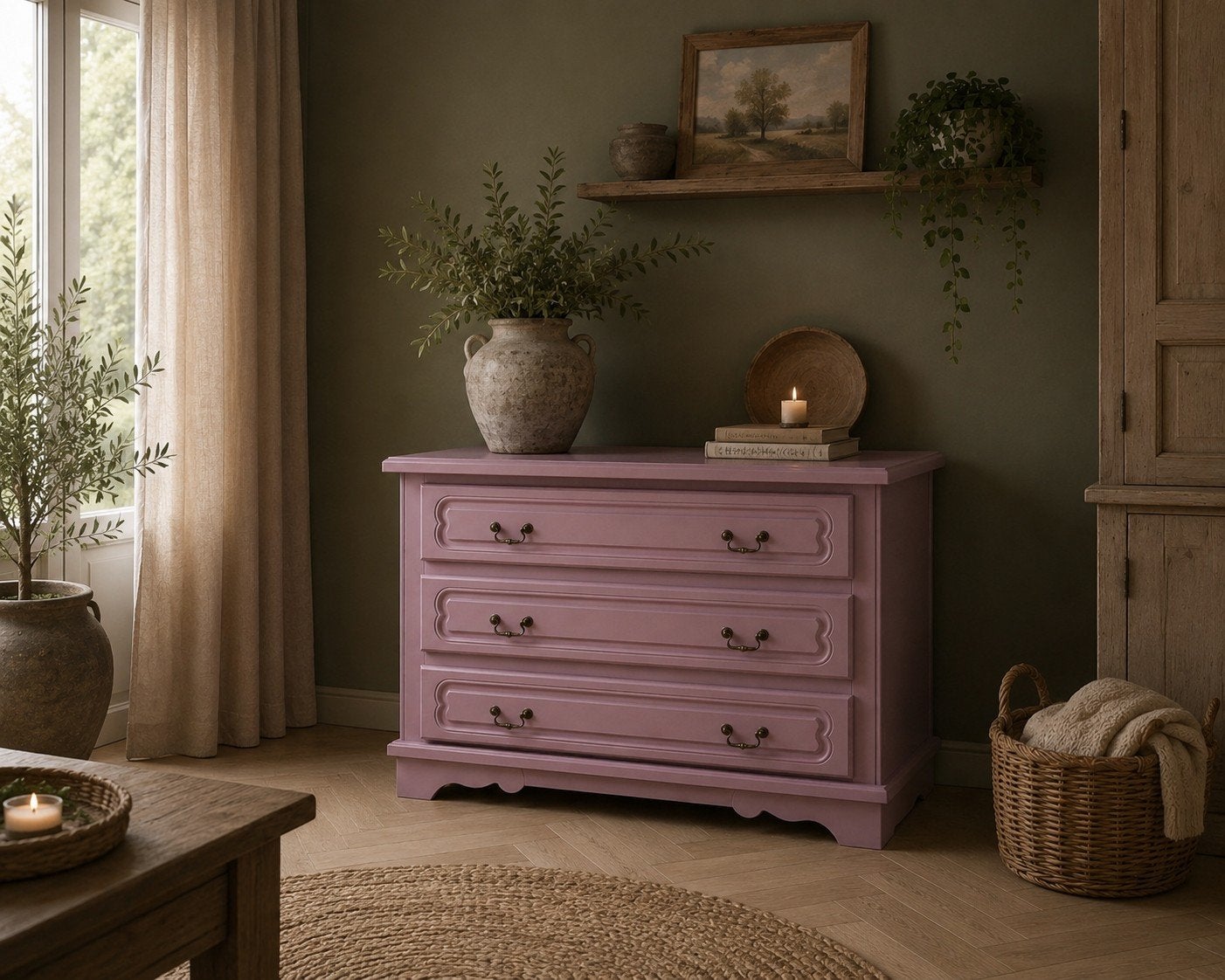 commode "Midnight Plum" nieuw!, Middenhof 41 Rilland, Nieuw, 100 cm of meer, Commode