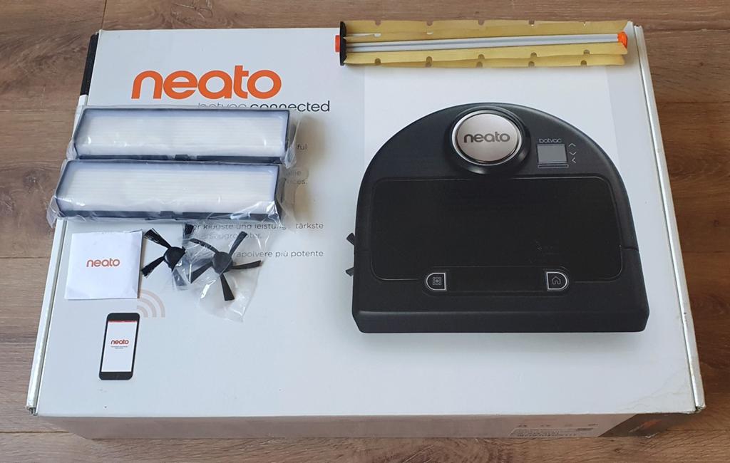 Neato Botvac Connected Robotstofzuiger - Zwart, Gebruikt, Ophalen of Verzenden, Bedienbaar via app, Robotstofzuiger