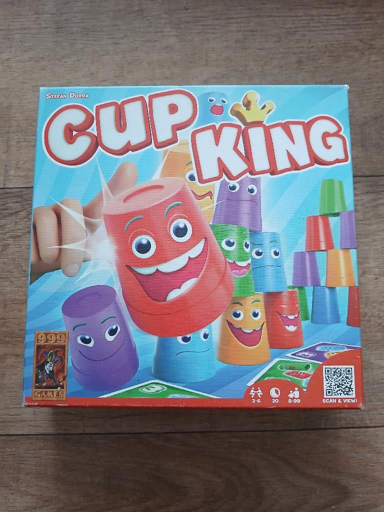 Cup king spel, Hobby en Vrije tijd, Gezelschapsspellen | Bordspellen, Ophalen of Verzenden, Zo goed als nieuw