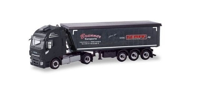 Iveco Stralis St.Sz. PB Transporte Brunner Herpa, Nieuw, Ophalen of Verzenden, Bus of Vrachtwagen, Herpa