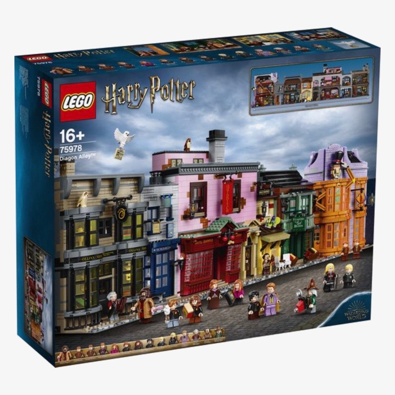 Lego Harry Potter Diagon Alley (75978) - Complete set, Ophalen of Verzenden, Zo goed als nieuw