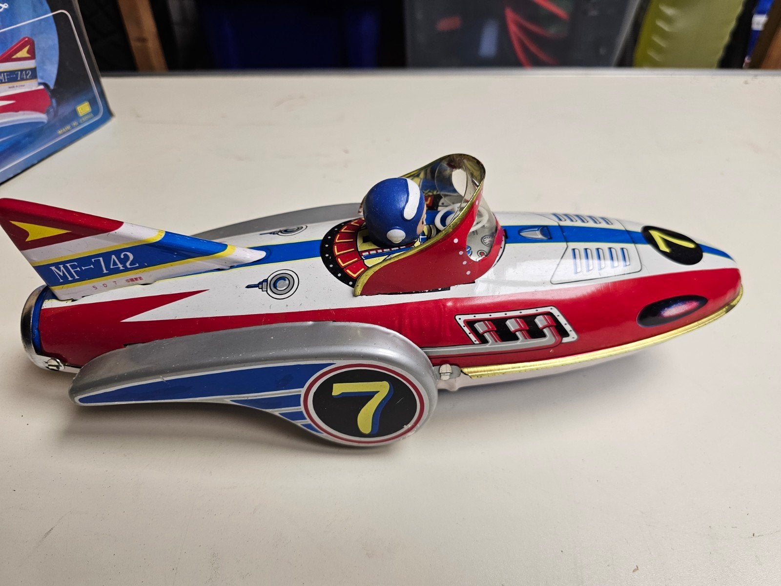 Vintage Blikken Speelgoed Vliegende Boot MF-742, Ophalen of Verzenden, Zo goed als nieuw