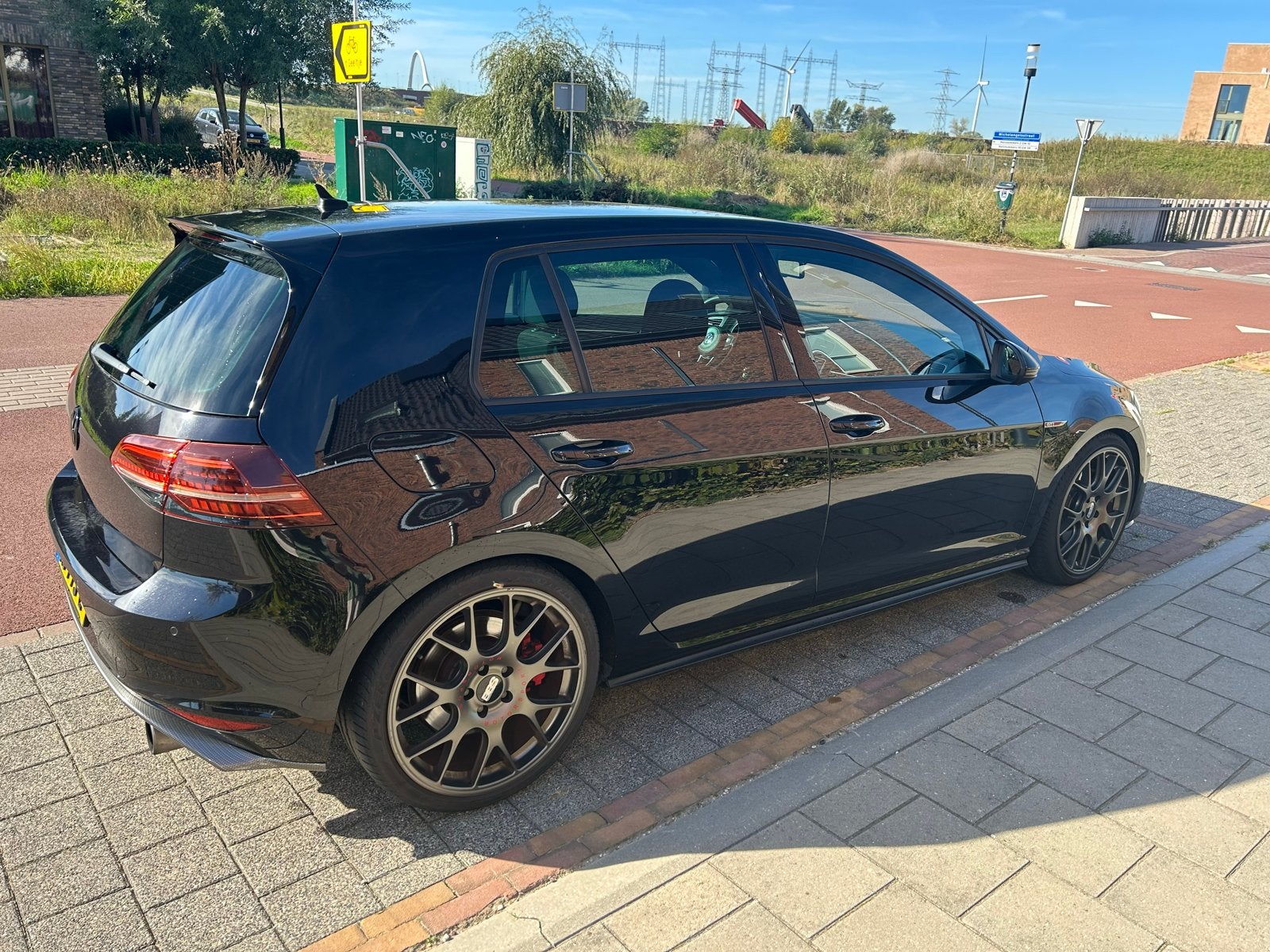 Volkswagen Golf 2.0 GTI 300pk dsg, Auto's, 4 cilinders, 1984 cc, Zwart, 1324 kg