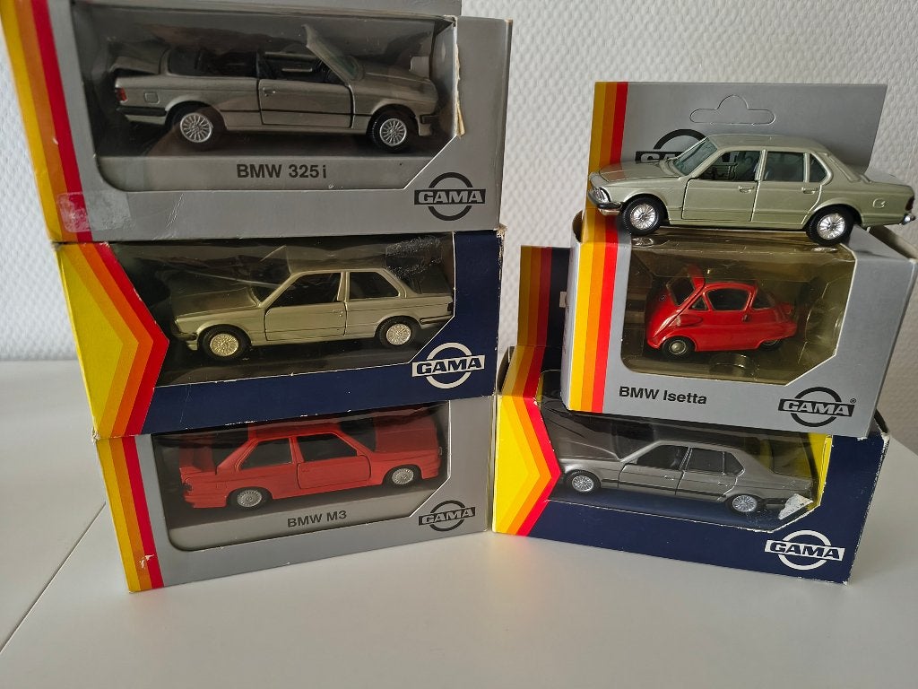 Gama Mini BMW M3 (E30) 1988, Ophalen of Verzenden, Zo goed als nieuw, Auto, Gama