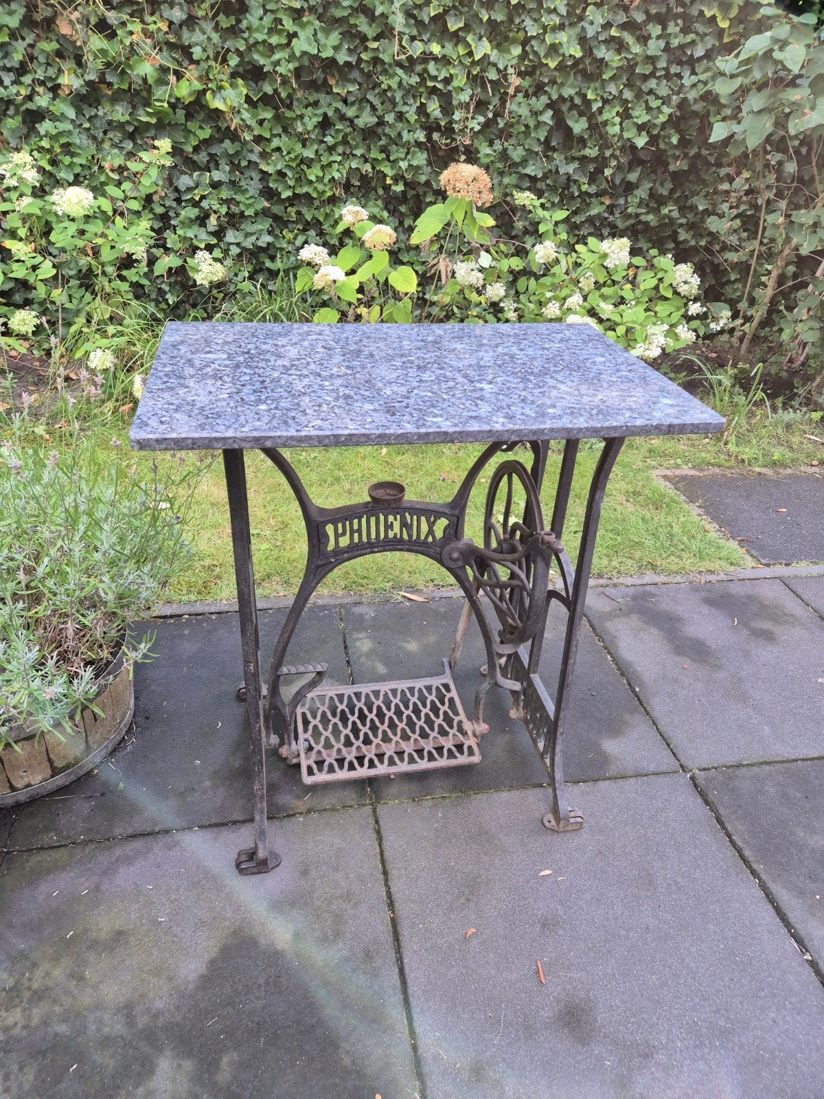 tuintafel, Ophalen
