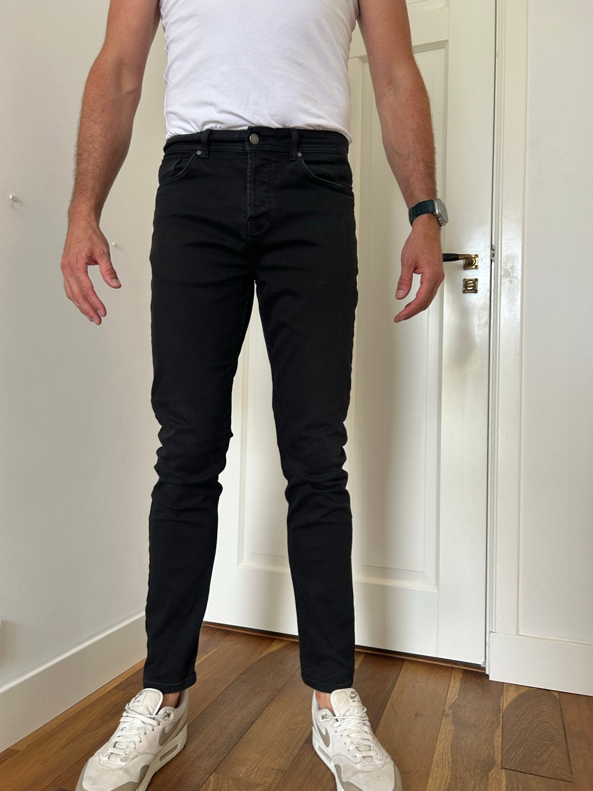 Zwarte America Today Jeans - W34/L34, Kleding | Heren, Spijkerbroeken en Jeans, Ophalen of Verzenden, Gedragen, Zwart, W33 - W34 (confectie 48/50)