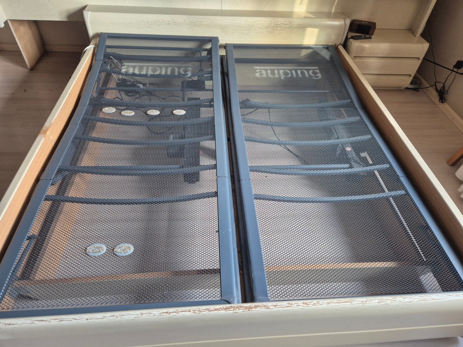 Auping  elektrische  verstelbare  bed bodem, Huis en Inrichting, Ophalen, 90 cm, Tweepersoons, 200 cm