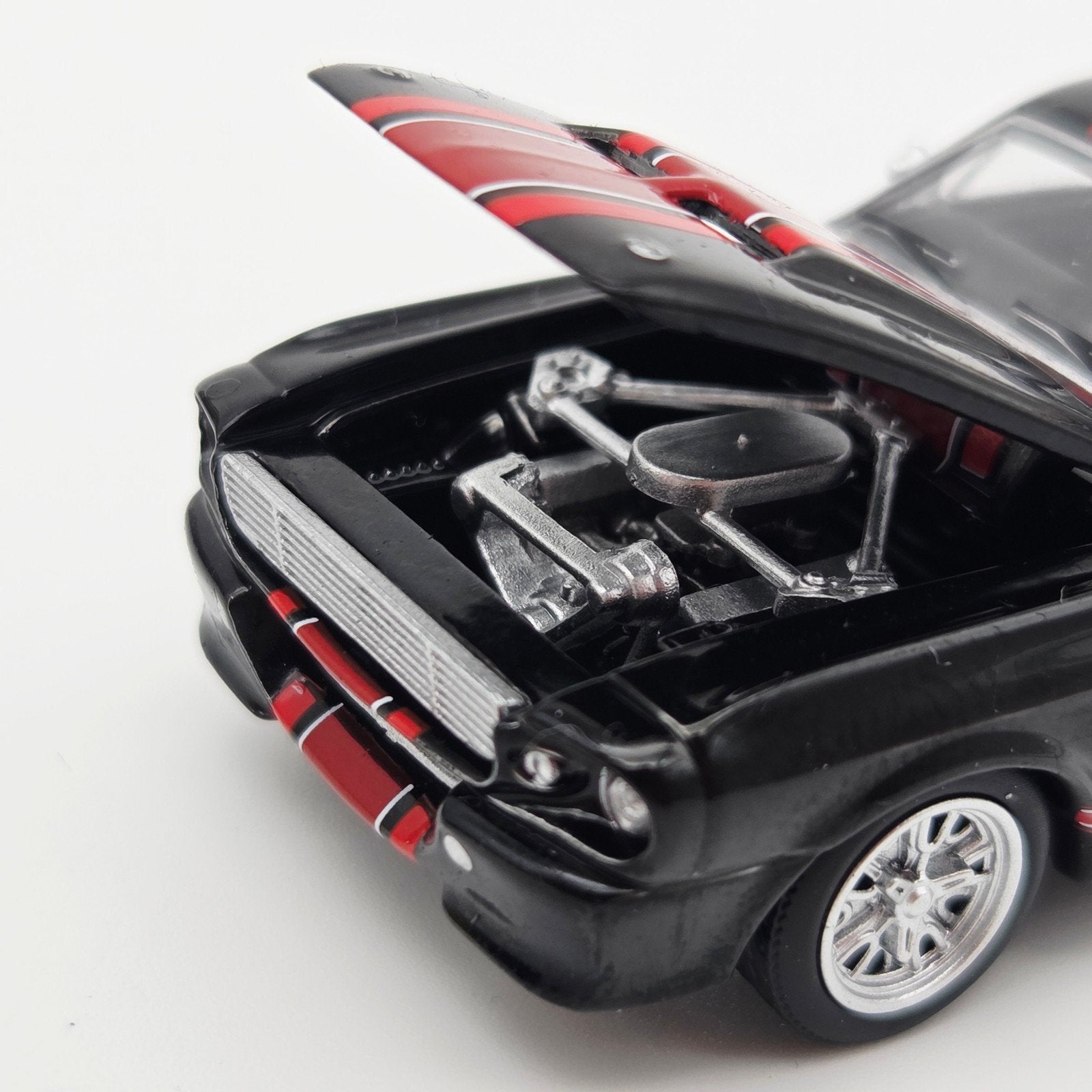 Pop Race – Shelby Mustang GT500, dark chrome/red, Mymodelcar@outlook.com, Auto, Ophalen of Verzenden, Pop Race