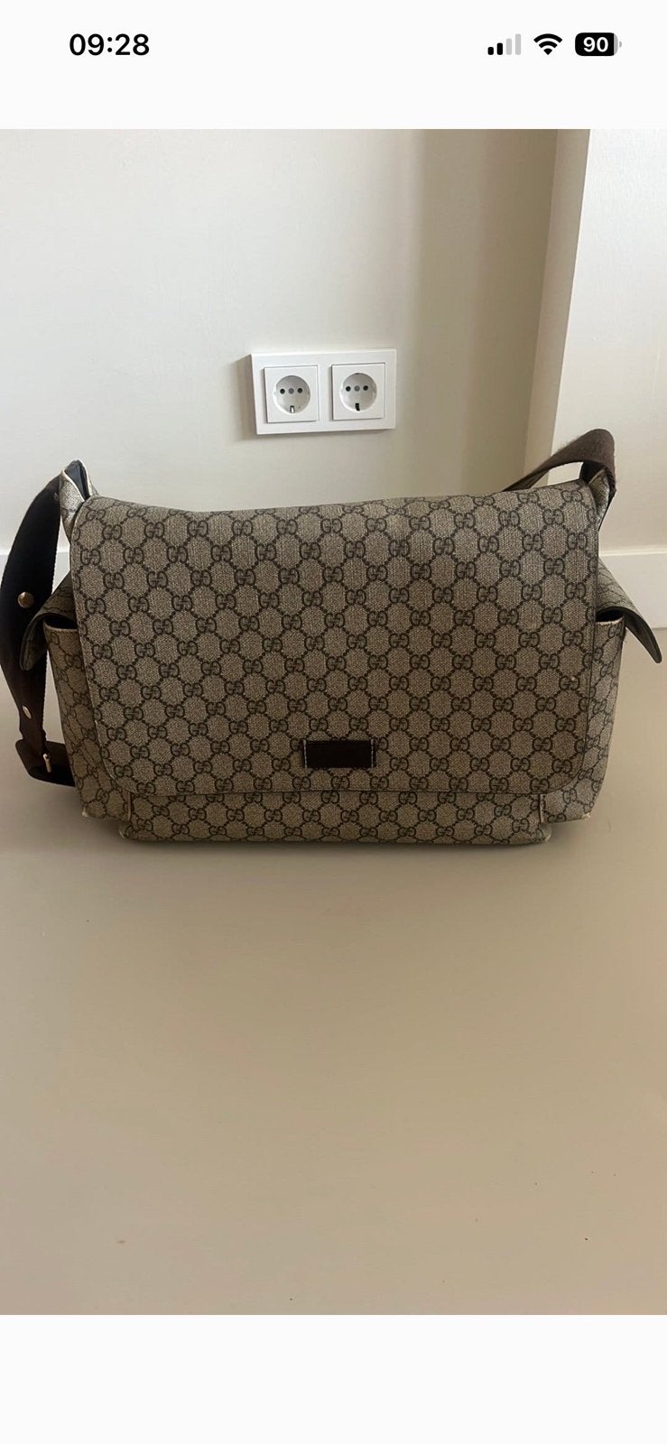Gucci luier tas, orgineel zonder bon, Ophalen, Gebruikt, Bruin, Handtas