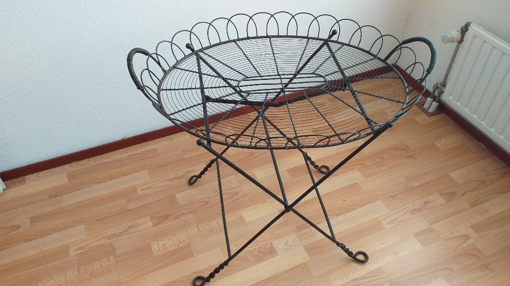 Sidetable/dienblad, Huis en Inrichting, Woonaccessoires | Dienbladen, Ophalen, Zo goed als nieuw, Dienblad, Metaal