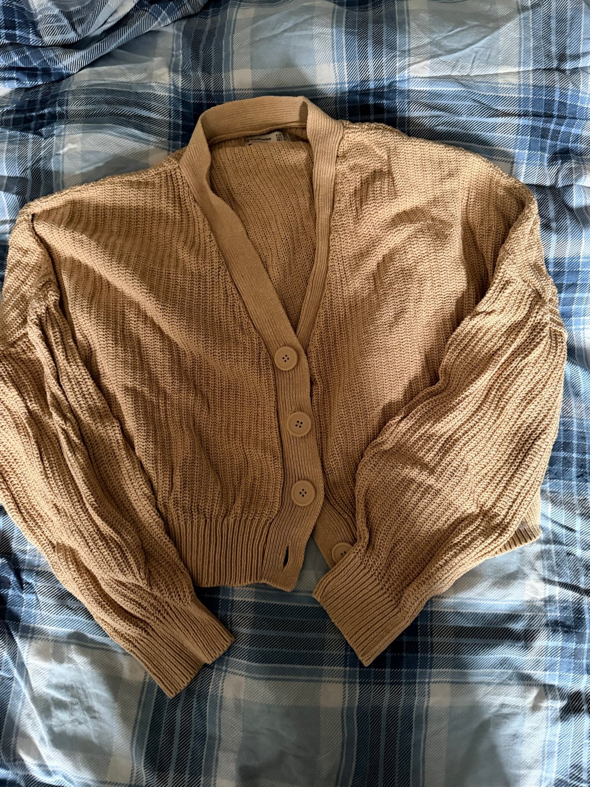 Stradivarius Vest - Maat M, Ophalen of Verzenden, Gedragen, Maat 38/40 (M), Beige