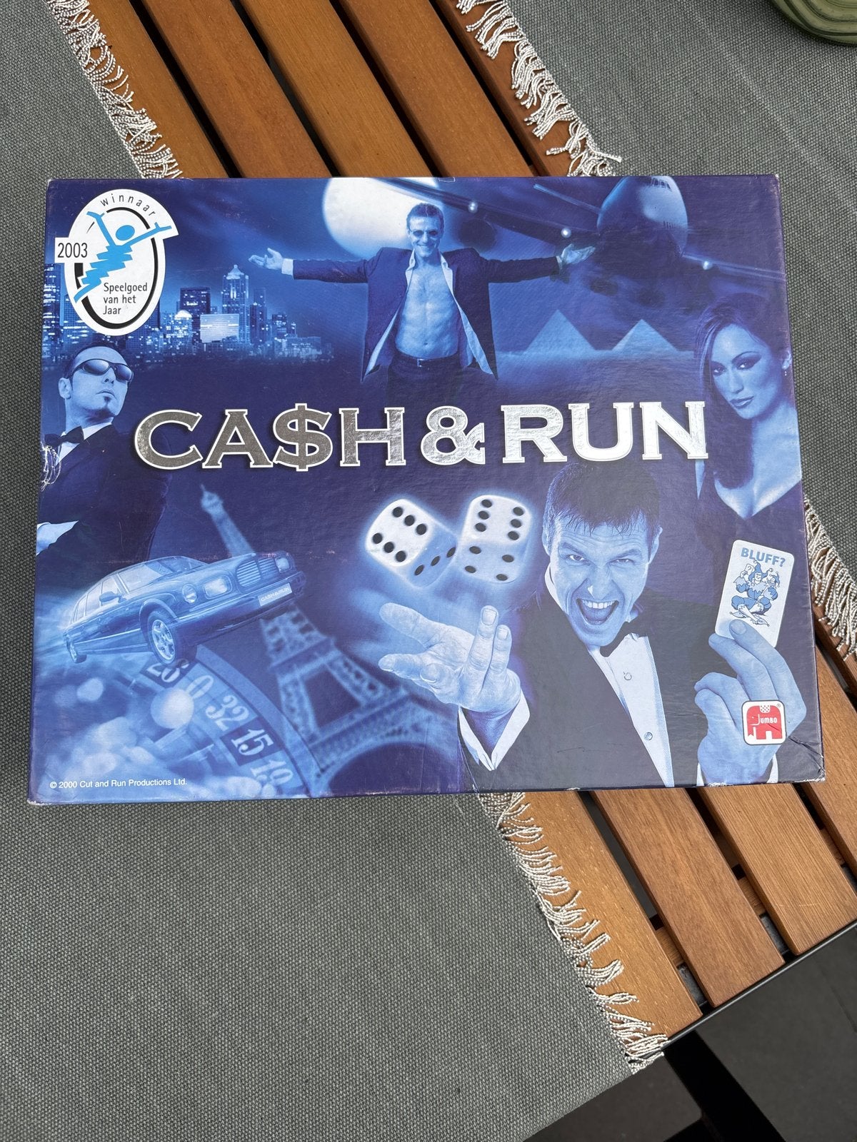 Cash & Run Bordspel - Winnaar Speelgoed van het Jaar 2003, Drie of vier spelers, Ophalen, Gebruikt