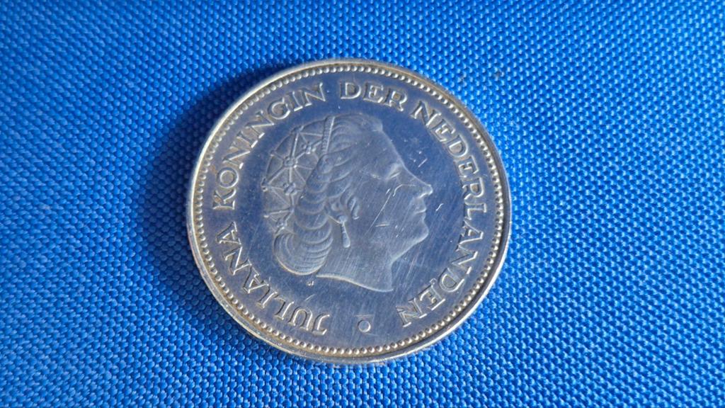 Zilveren tientje 1970 Nederland herrijst, Ophalen of Verzenden, Koningin Juliana, 10 gulden