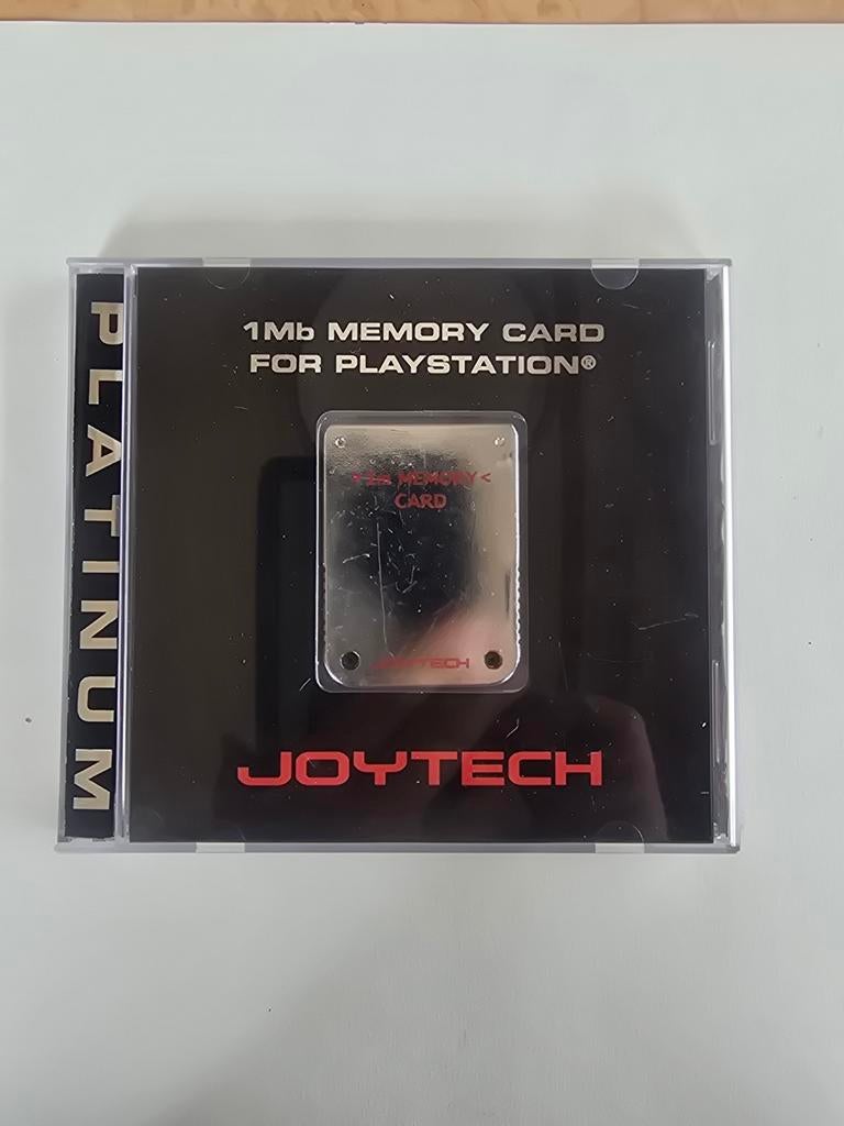 PlayStation 1 Memory Card - Joytech Platinum 1MB, Ophalen of Verzenden, Zo goed als nieuw, Geheugenkaart, PlayStation 1
