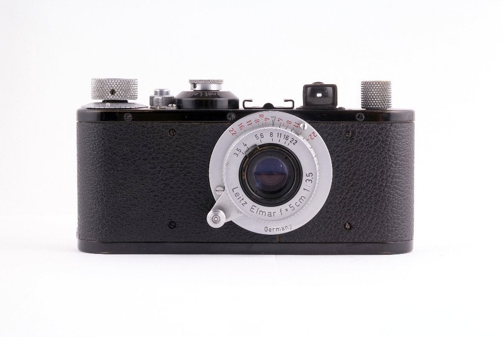 Leica Standard + 5cm F3.5 Elmar - Zeer goede staat, Leica, Ophalen of Verzenden, Zo goed als nieuw, N