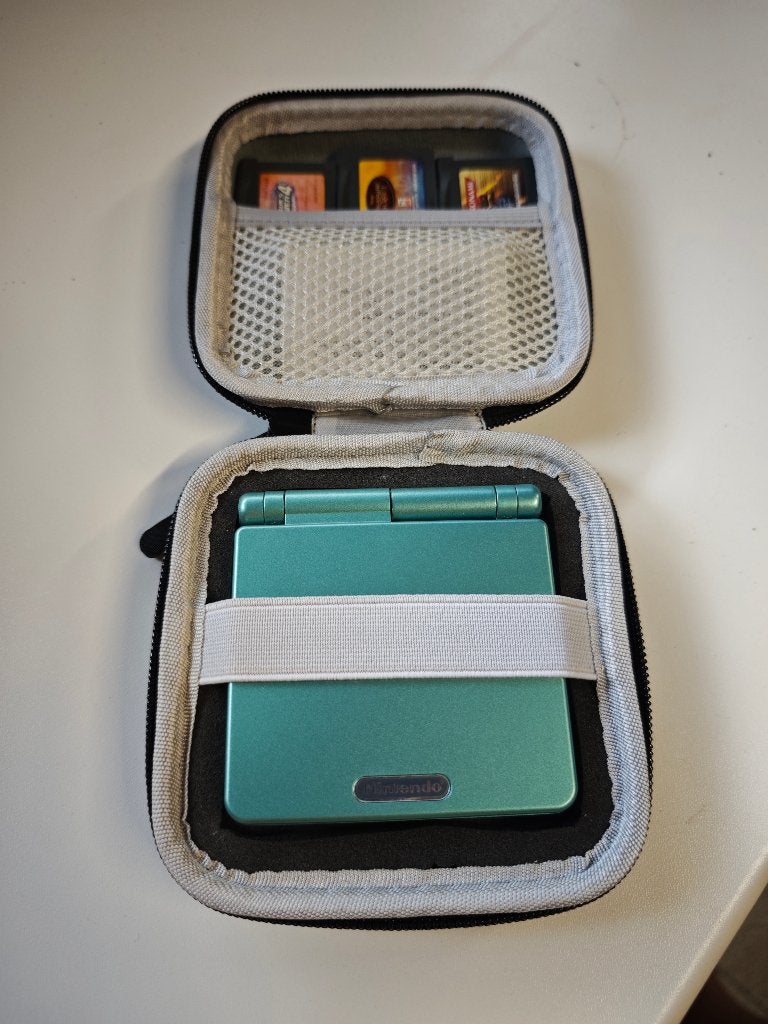 Refurbished GBA SP met usb-c, games en nieuwe accu, Ophalen of Verzenden, Refurbished, Game Boy Advance SP, Met games