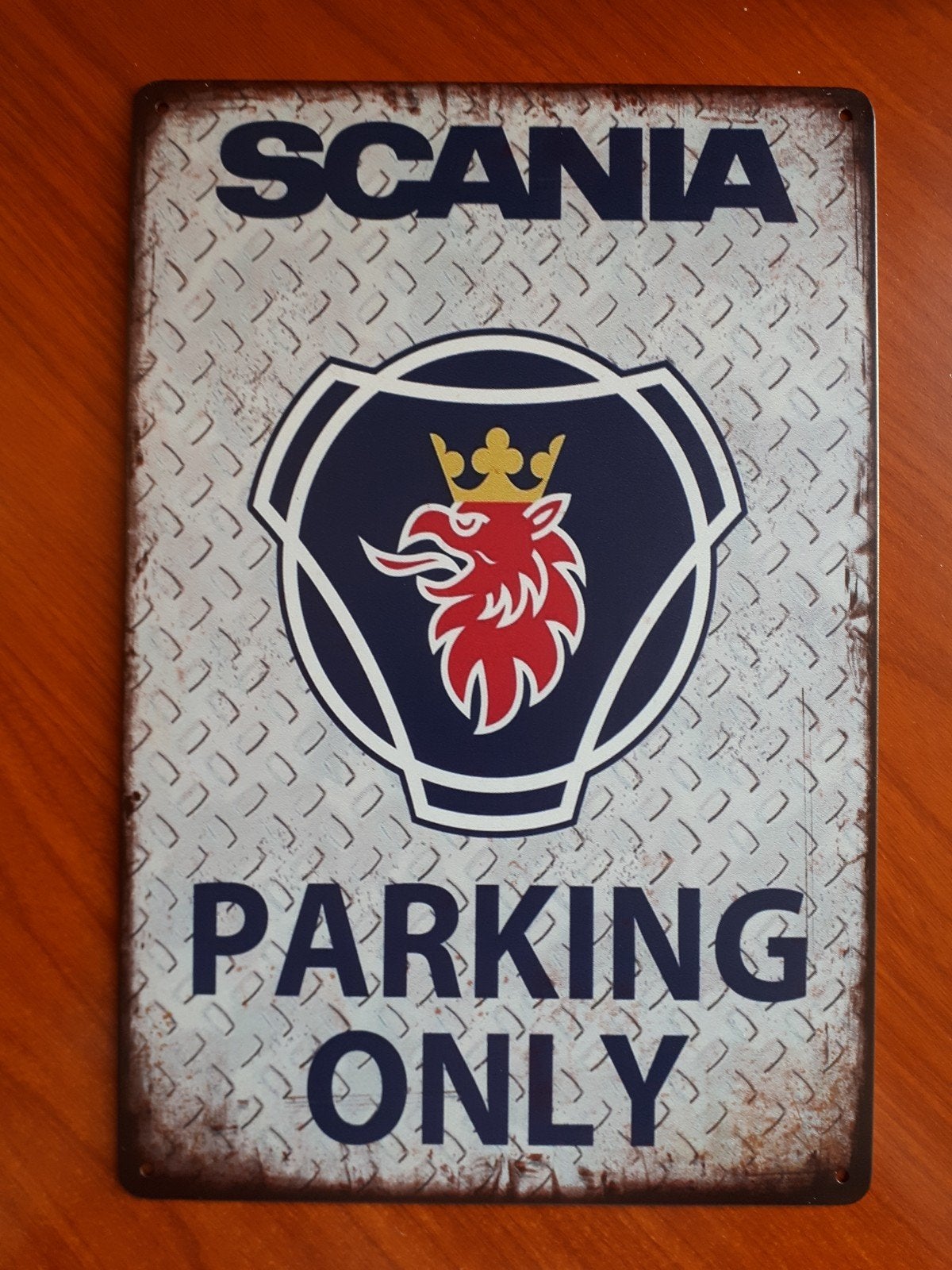 Scania Parking 20x30 cm Metalen Reclamebord, Verzenden, Nieuw, Reclamebord