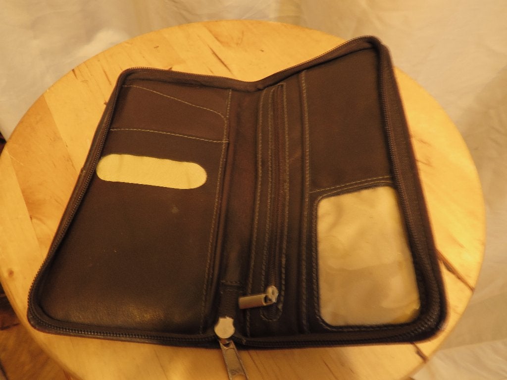 leren landrover etui Hunt, Overige merken, Gebruikt, Bruin, Ophalen of Verzenden