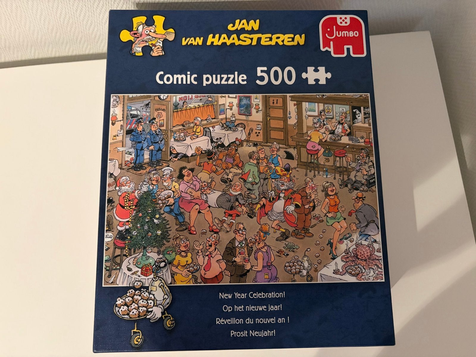 Jan van Haasteren Comic Puzzel - Nieuwjaar 500 stukjes, Hobby en Vrije tijd, Denksport en Puzzels, Ophalen, 500 t/m 1500 stukjes