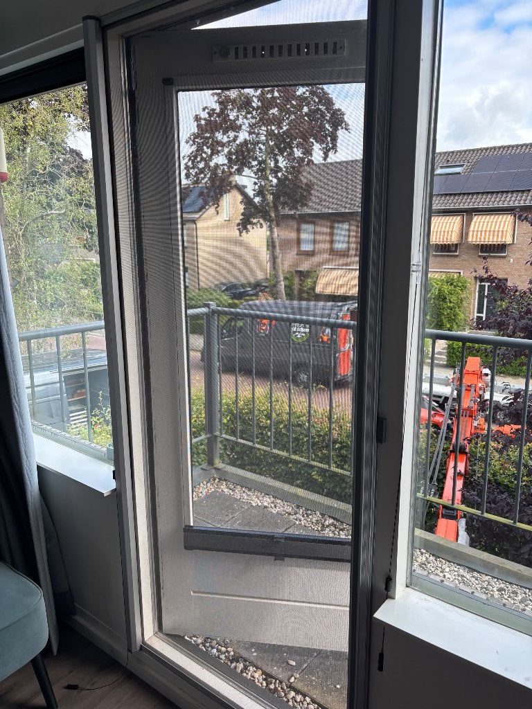 Hordeur voor balkon of terras - Zo goed als nieuw, Hordeur, Ophalen, 100 tot 120 cm, Gebruikt