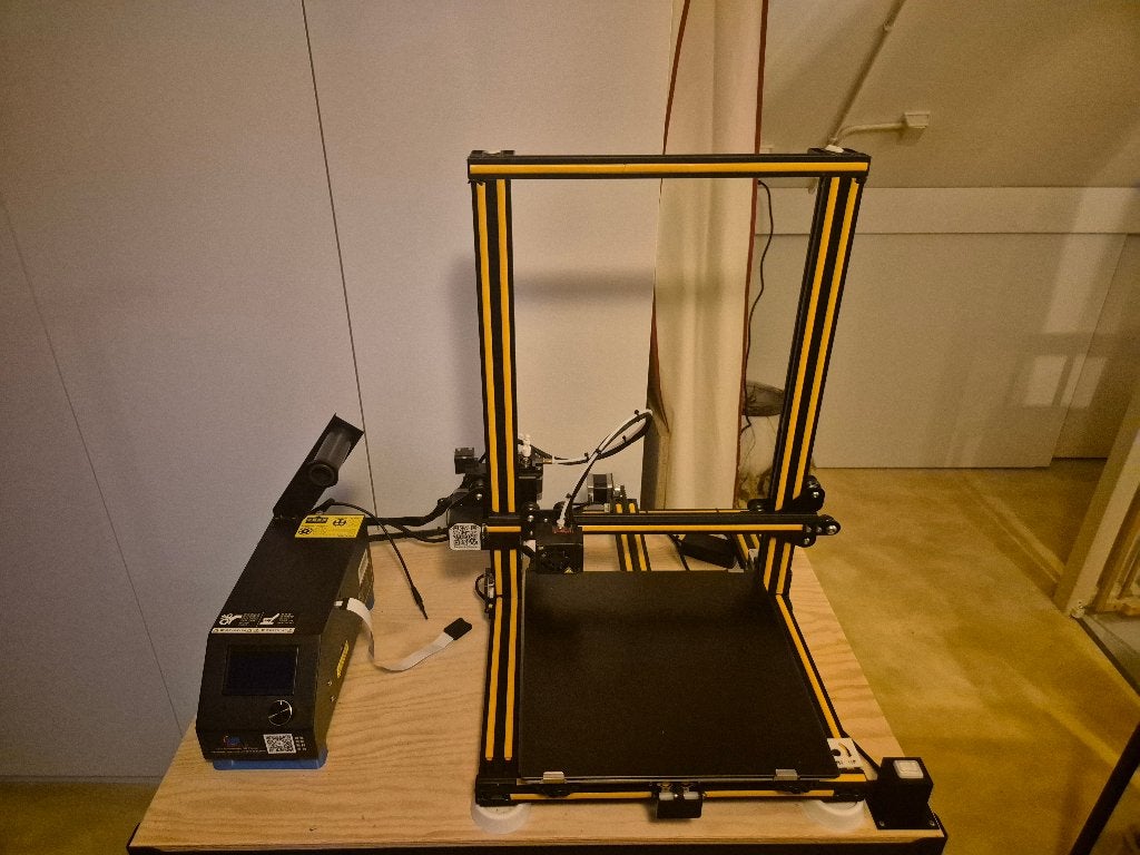 Creality CR10S 3D printer incl. laser, Computers en Software, Ophalen, Gebruikt, Filament, Creality