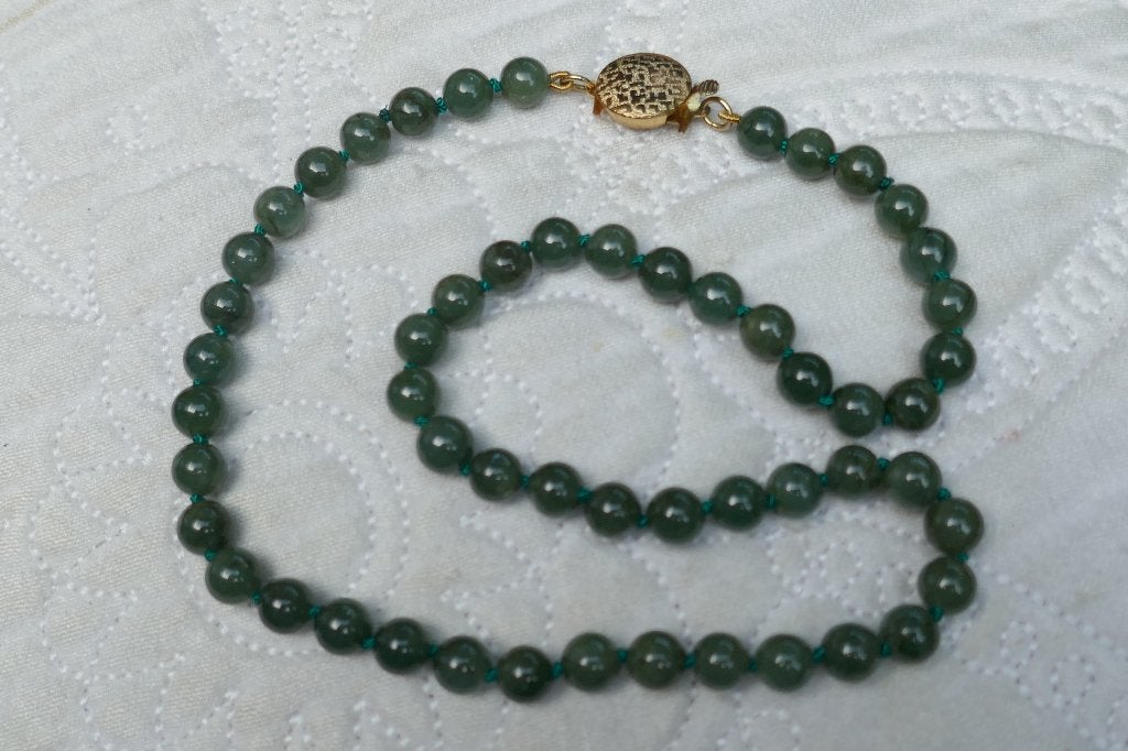 Jade Collier, Sieraden, Tassen en Uiterlijk, Kettingen, Verzenden, Nieuw, Steen of Mineraal, Met edelsteen