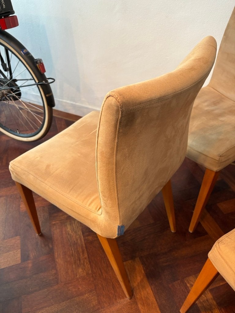 Machalke Crack design eetkamerstoelen | Set van 6, Huis en Inrichting, Ophalen, Overige kleuren, Zo goed als nieuw, Stof