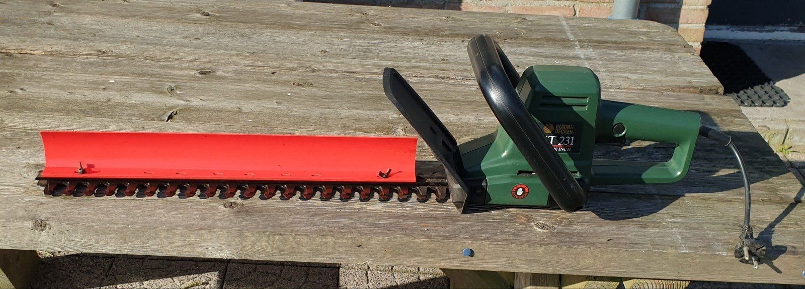 Black & Decker GT 231 Heggenschaar - Werkt prima, Ophalen of Verzenden, Gebruikt, Elektrisch, Black & Decker