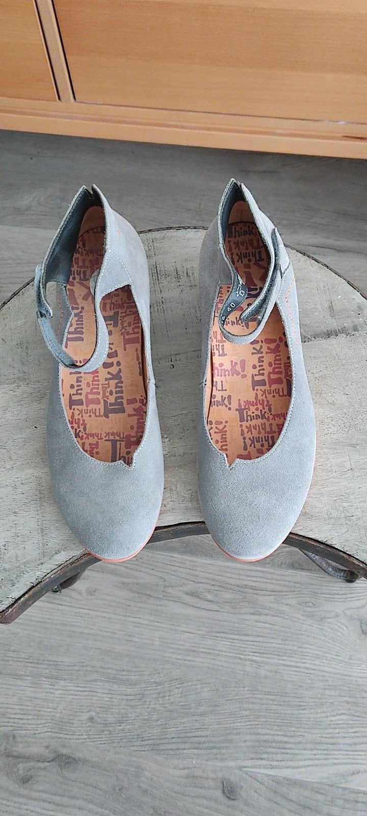 dames schoenen Think!, Think!, Ophalen of Verzenden, Zo goed als nieuw, Grijs