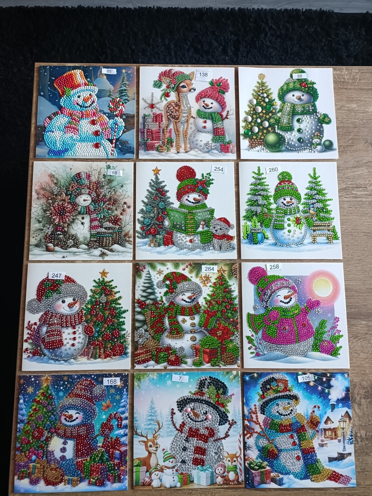 mooie daimond painting kaarten kerst, Ophalen of Verzenden, Nieuw, Kerst