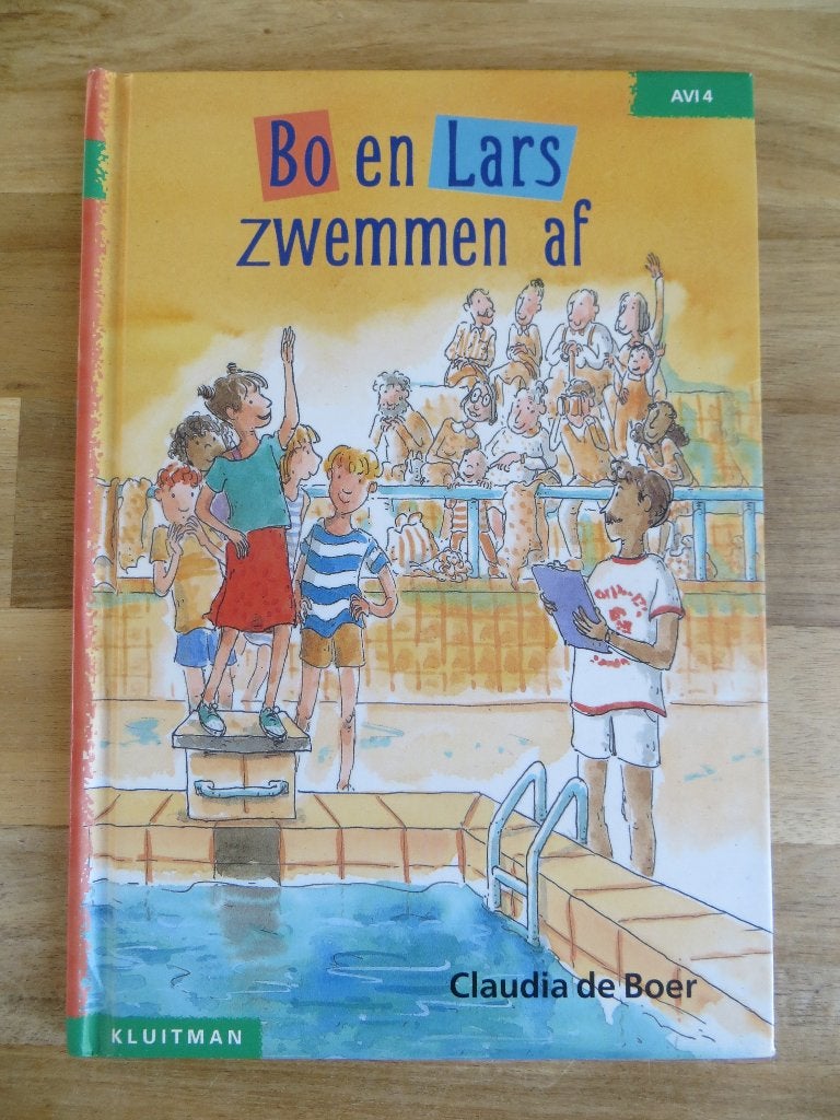 Bo en lars zwemmen af - avi m4 e4 (boekje heeft oude avi ben, Ophalen of Verzenden, Gelezen, Fictie algemeen